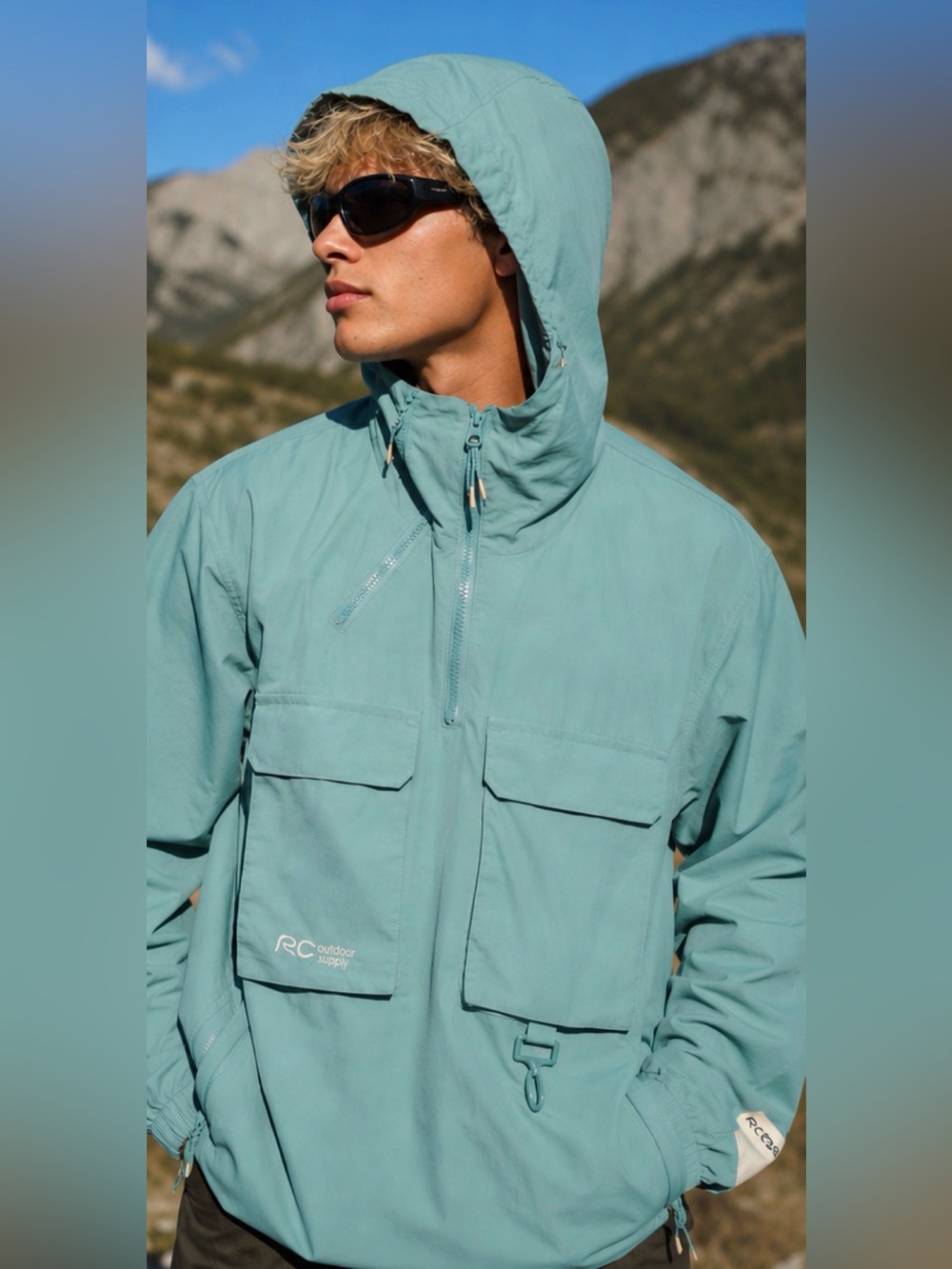 🆕 RC Outdoor Supply RCOS Reese Cooper Nylon Anorak Jacket Utility Pullover XS, S